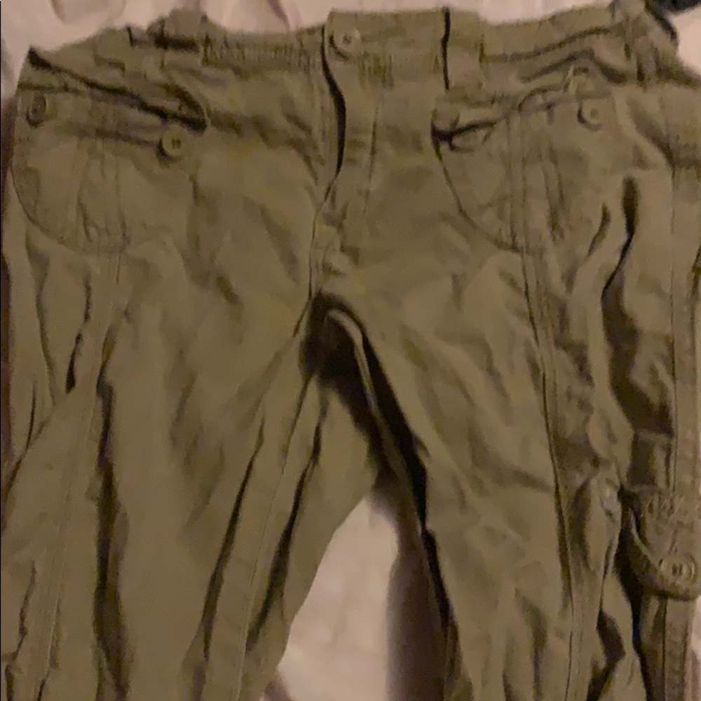 Army green cargo pants